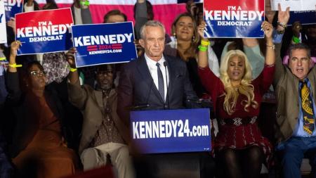 Robert fez o anúncio em um evento em Massachusetts, reduto dos Kennedy