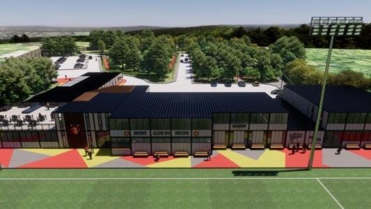 Projeto 3D do novo CT do Sport