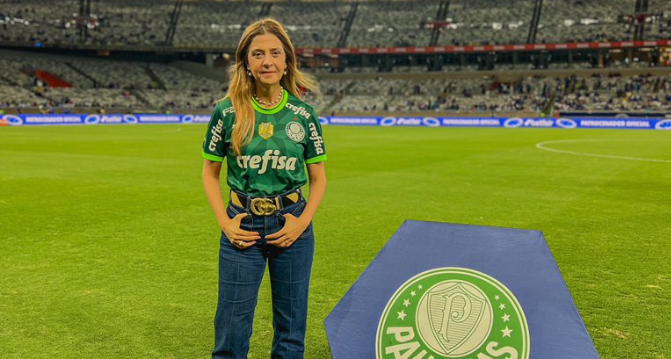 Leila Pereira se posiciona após derrota do Palmeiras na Supercopa
