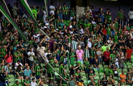 Torcida do América no Independência em 2025