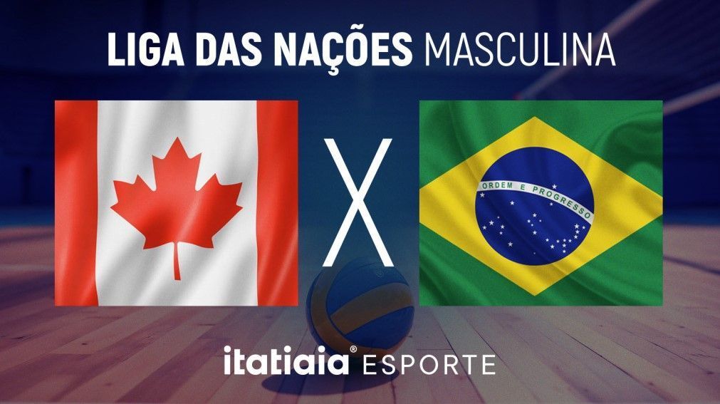 Horário e onde assistir Canadá x Brasil, pela Liga das Nações Masculina