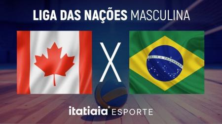 Canadá x Brasil, pela Liga das Nações Masculina