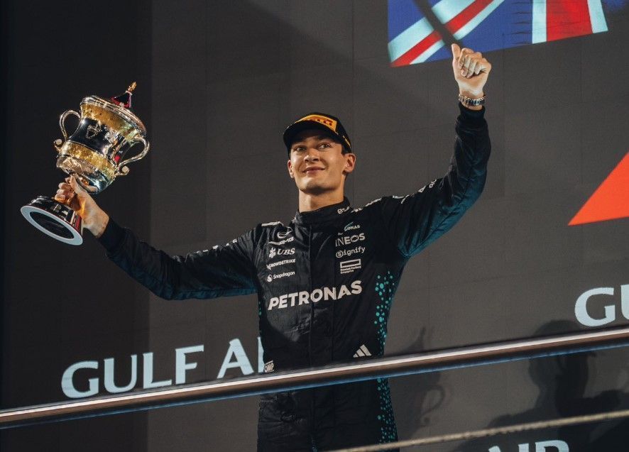 Russell admite ativação acidental do DRS, mas vibra com 2º lugar no Bahrein