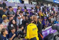 Orlando City x Atlético: Hulk atende torcedores mirins no Inter&Co Stadium