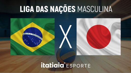 Brasil x Japão, pela Liga das Nações Masculina de Vôlei