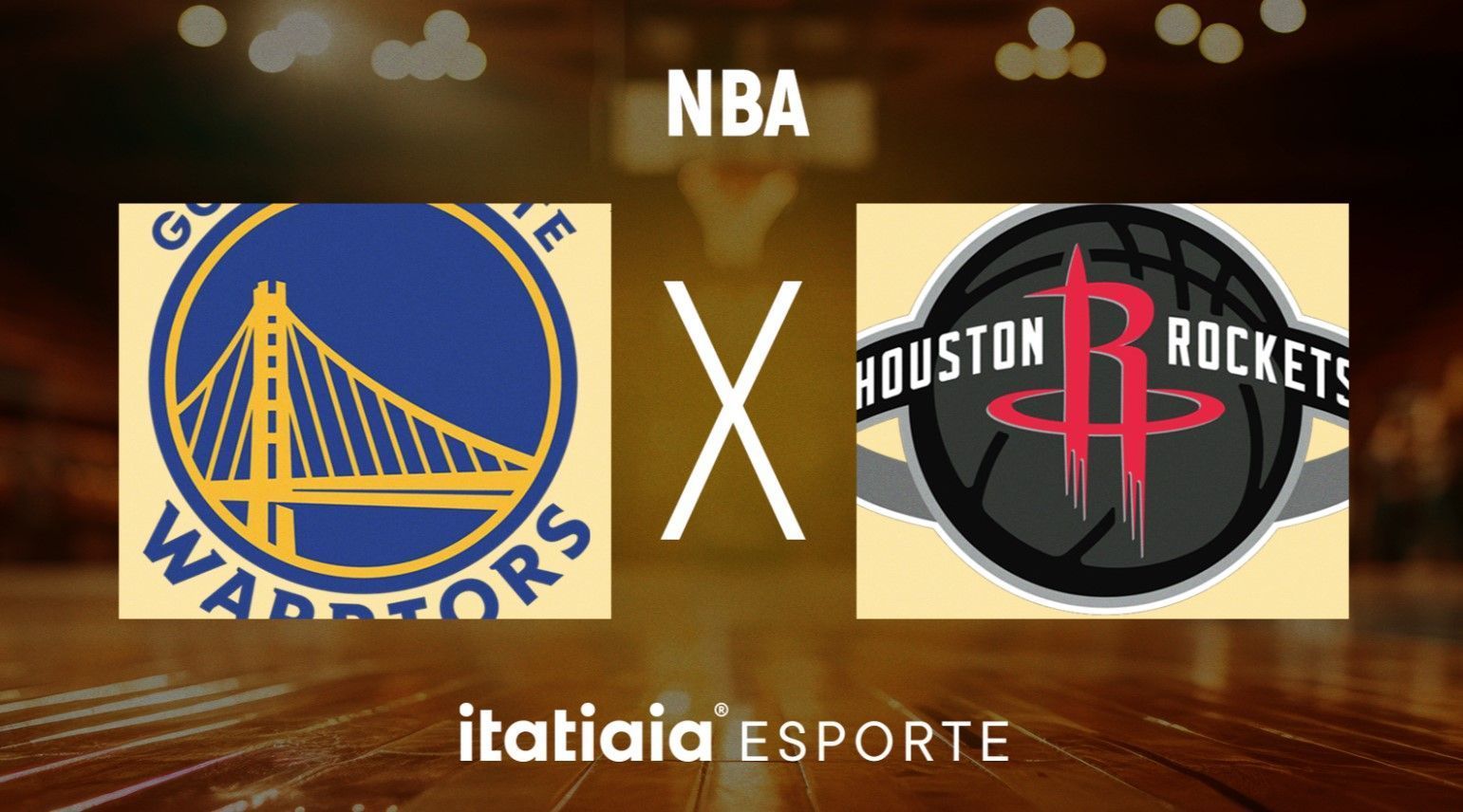 Horário e onde assistir ao vivo Warriors x Rockets, pela NBA