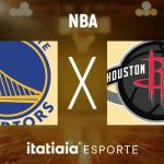 Horário e onde assistir ao vivo Warriors x Rockets, pela NBA