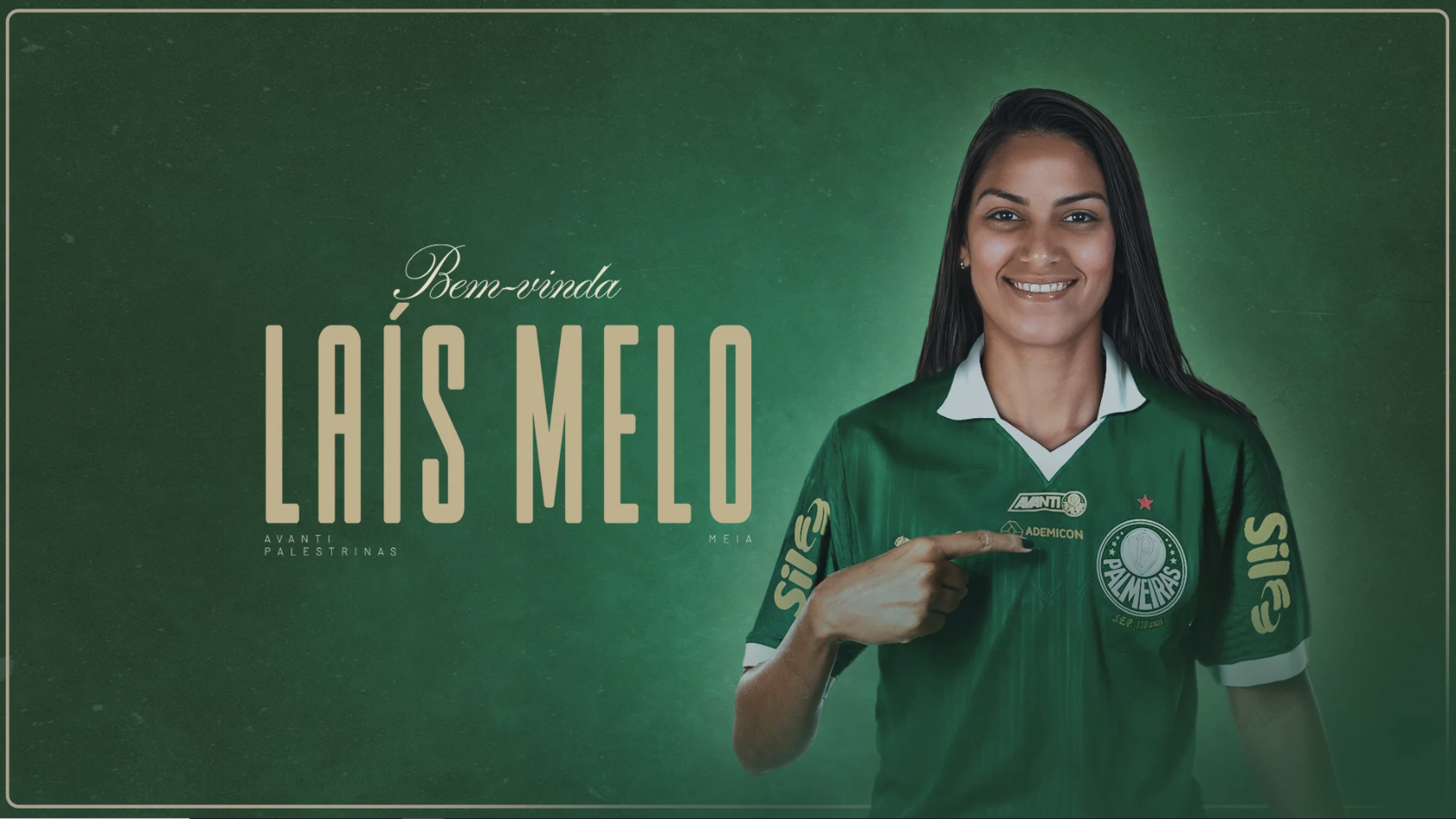Palmeiras anuncia contratação de Laís Melo; saiba tempo de contrato