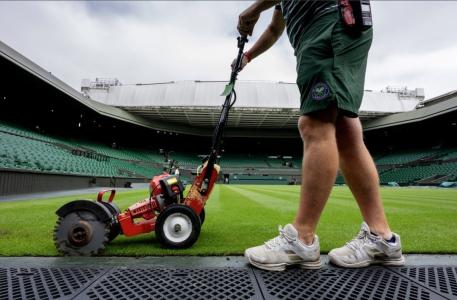 Preparativo de Wimbledon para as disputas em 2025
