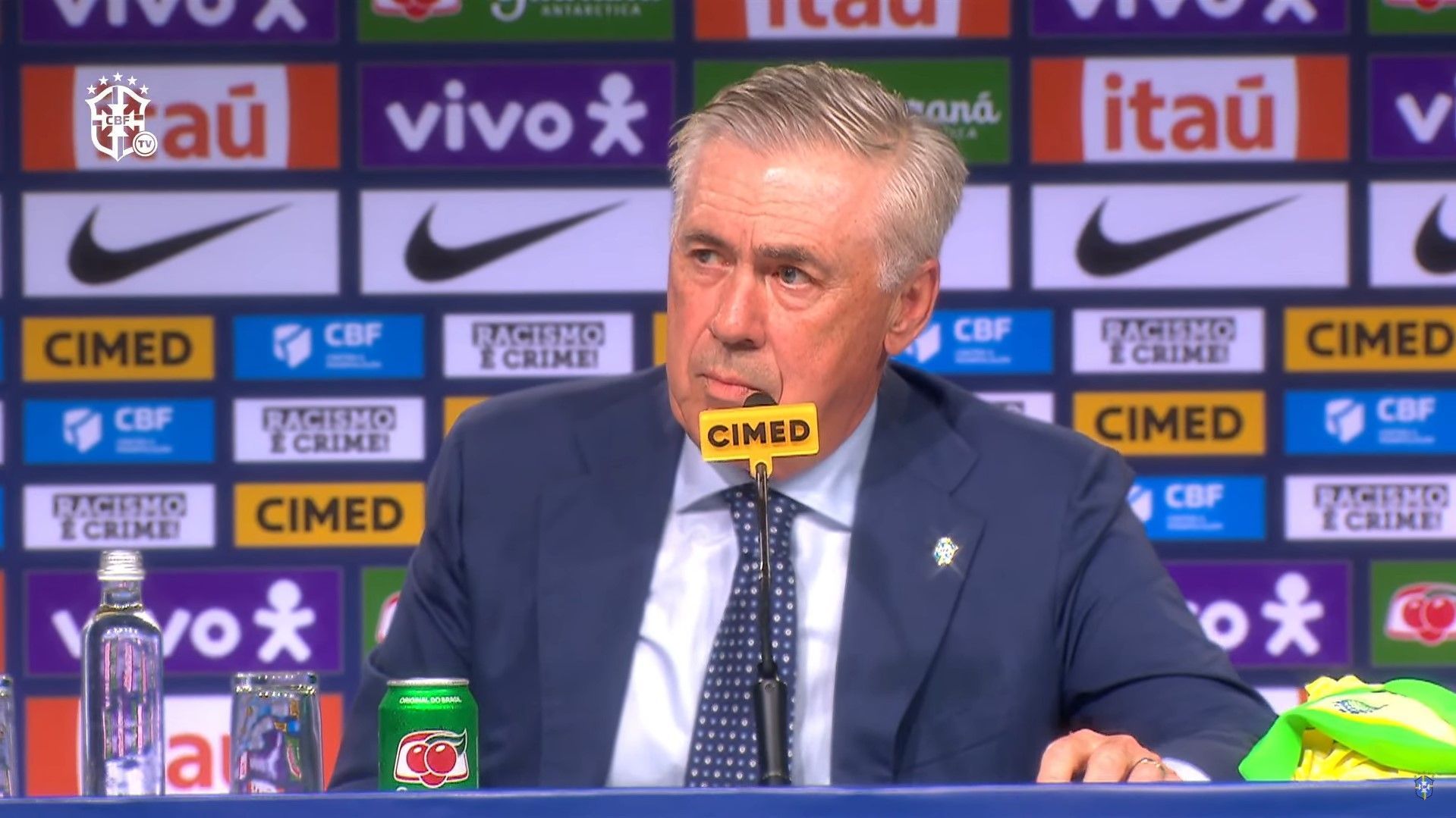Quando será a estreia de Ancelotti no Brasil com a Seleção Brasileira