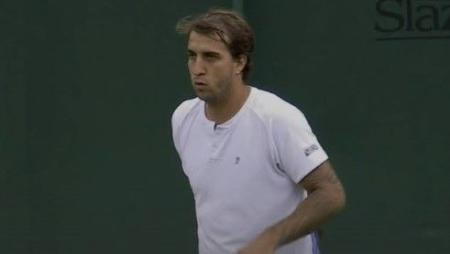 Felipe Meligeni na disputa do quali de Wimbledon em 2025