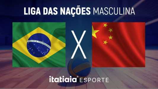 Brasil x China, pela Liga das Nações Feminina