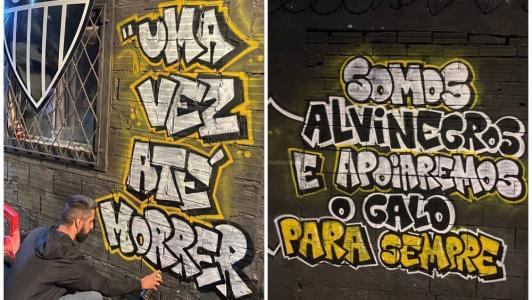 Torcida do Atlético planeja 'grafitar' entorno da Arena MRV