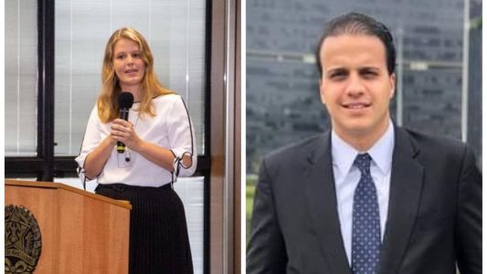 Secretária de Planejamento do Governo de Minas, Luísa Barreto, ex-deputado federal, Lucas Gonzalez