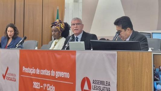 Secretário de Segurança Pública, Rogério Greco, participou nesta terça-feira (20) do Assembleia Fiscaliza