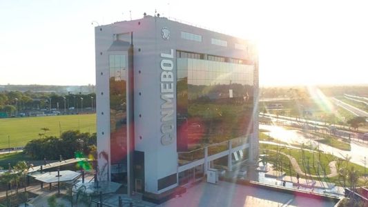 Sede da Conmebol, em Luque, no Paraguai