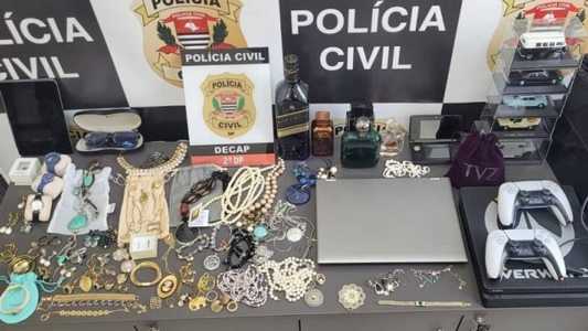 Segundo a polícia a quadrilha foi presa em flagrante.