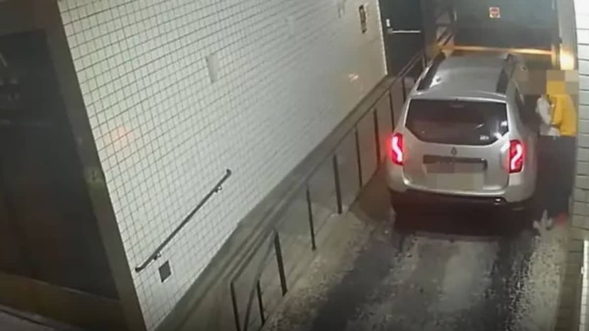 Mulher flagrada sendo forçada a entrar em carro foi encontrada pela polícia no interior do estado