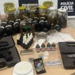 Suspeito que levava vida de luxo é preso com haxixe, skunk, LSD e ecstasy em Belo Horizonte