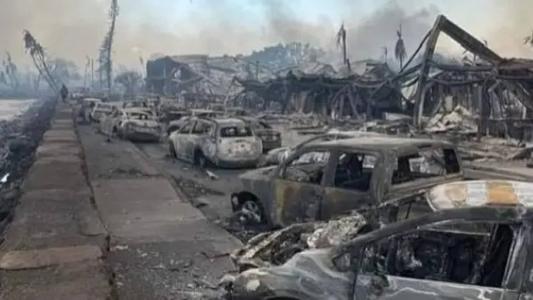Segundo informações do Corpo de Bombeiros de Maui, a segunda maior do estado, cerca de 270 estruturas foram afetadas
