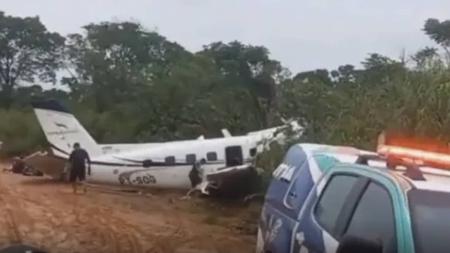 Seis mineiros morreram na queda do avião
