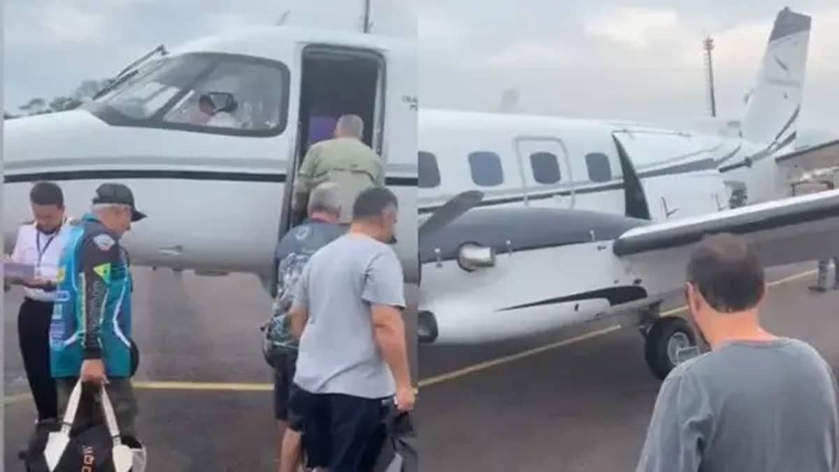 Queda de avião: Corpo de Bombeiros de Minas auxilia no translado das vítimas