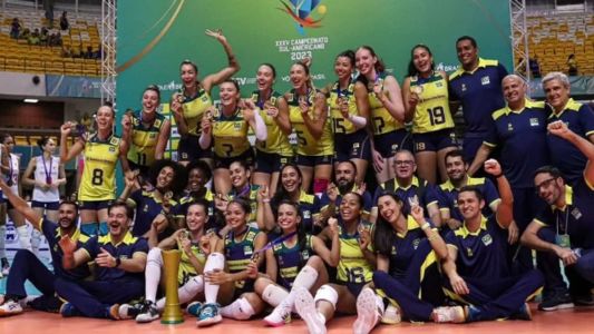 Seleção Brasileira de Vôlei conquistou o ouro no Sul-Americano