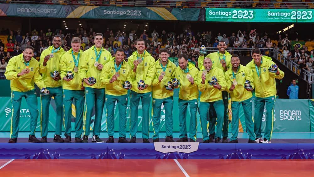 Brasil se vinga da Argentina e leva ouro no vôlei masculino do Pan de Santiago