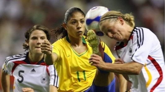 Seleção Brasileira em final contra a Alemanha