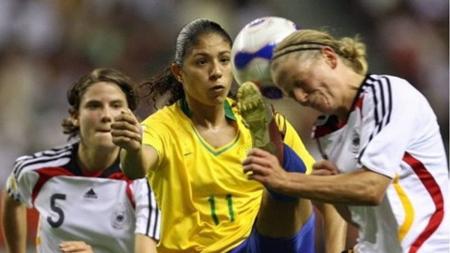 Seleção Brasileira em final contra a Alemanha