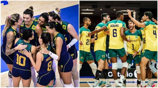 Seleção Brasileira Feminina e Masculina de Vôlei