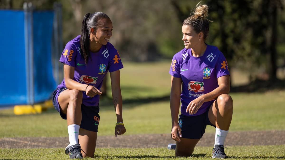 Seleção Brasileira faz primeiro treino em preparação para a Copa do Mundo Feminina