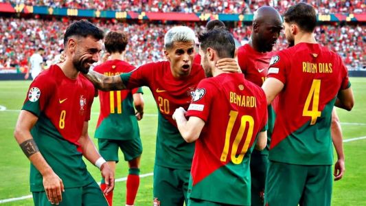 Seleção de Portugal venceu a Bósnia neste sábado