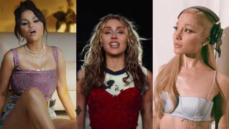 Selena Gomez, Miley Cyrus e Ariana Grande