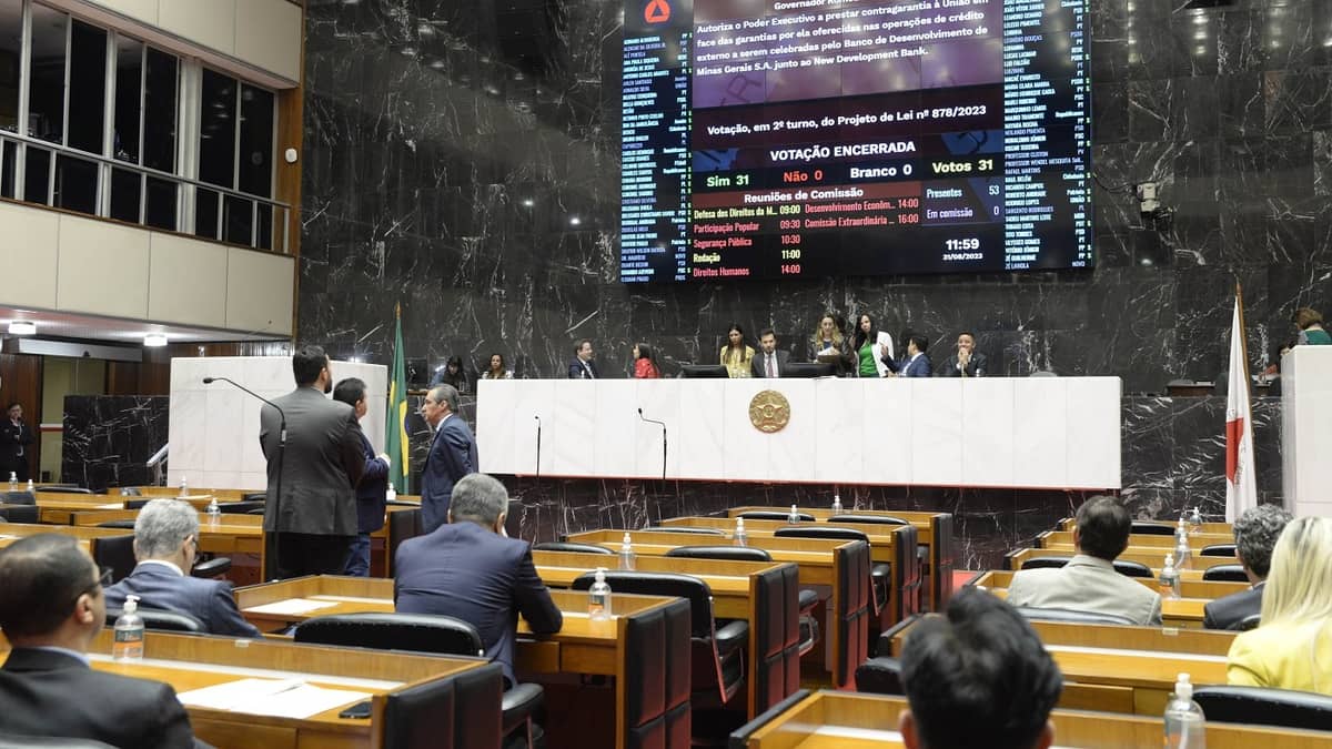 Falta de quórum adia votação de projetos enviados por Zema à ALMG