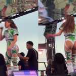 Anitta se irrita durante show em Belo Horizonte e arremessa microfones no palco