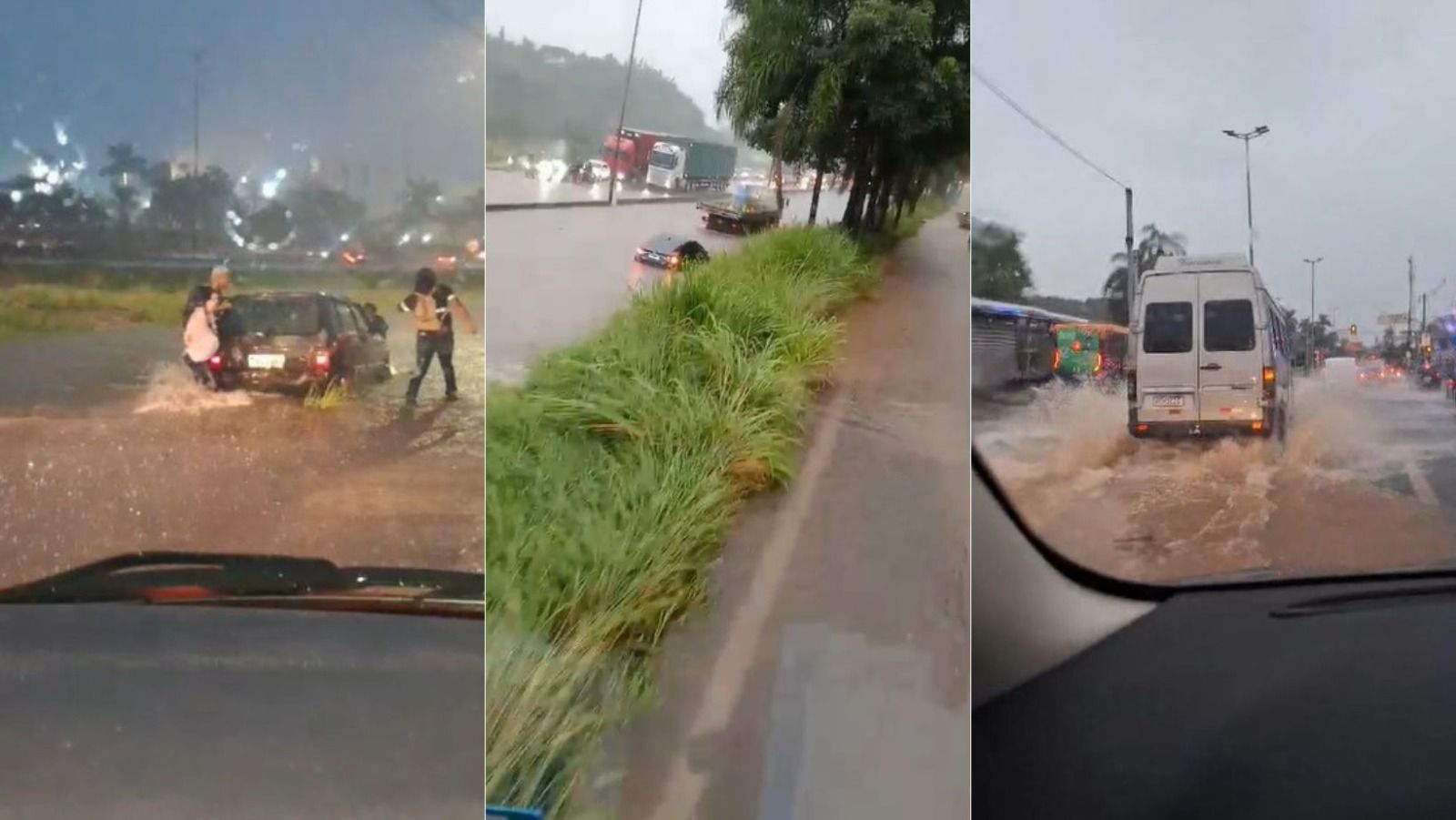 Em 3h, BH tem regiões com quase 90% da chuva esperada para todo o mês