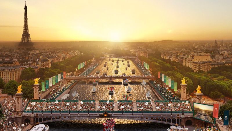 Paris 2024: Testes técnicos para cerimônia de abertura são realizados no Rio Sena