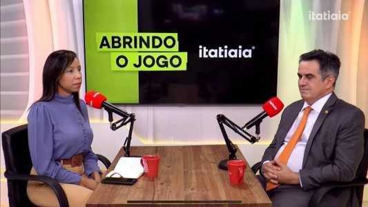 Senador e ex-ministro, Ciro Nogueira, em entrevista ao Podcast Abrindo o Jogo
