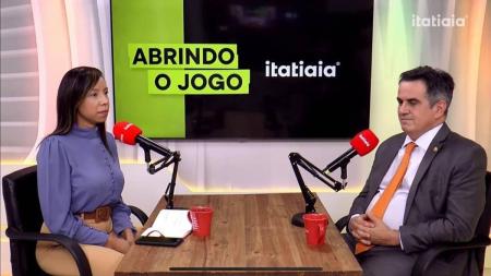 Senador e ex-ministro, Ciro Nogueira, em entrevista ao Podcast Abrindo o Jogo