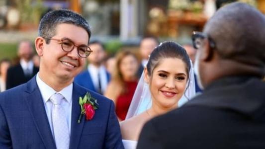 Senador se casou em Brasília (DF)