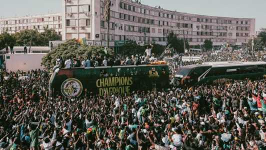 Delegação de Senegal foi ovacionada após mais um título da Copa Africana de Nações