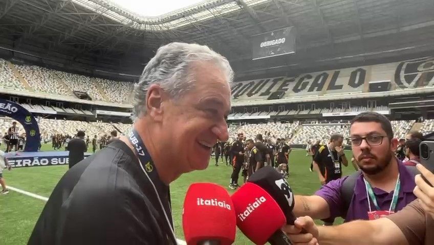Presidente do Atlético projeta uso do sub-17 por Sampaoli e comemora título inédito