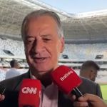 Presidente do Atlético se emociona com evento na Arena MRV: 'Sonho realizado'