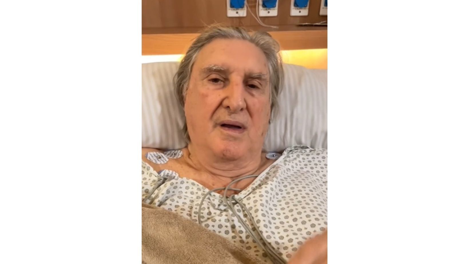 Vídeo: cantor Sérgio Reis atualiza estado de saúde após ser internado e cancelar show em MG e SP