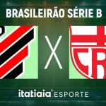 Horário e onde assistir ao vivo Athletico-PR x CRB, pela Série B