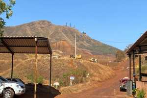 Minério extraído de mina na Serra do Curral, em BH, seria levado para outra cidade de Minas Gerais