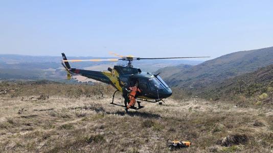 Se confirmar a previsão, chuva pode ajudar a controlar incêndio