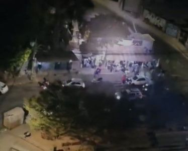 Praça do Cardoso, no Aglomerado da Serra, depois do crime