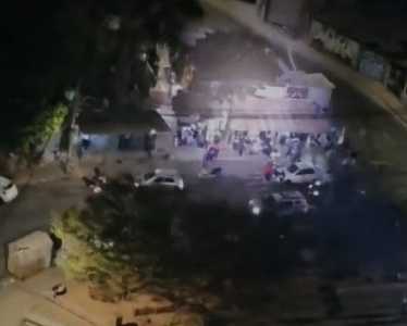Praça do Cardoso, no Aglomerado da Serra, depois do crime